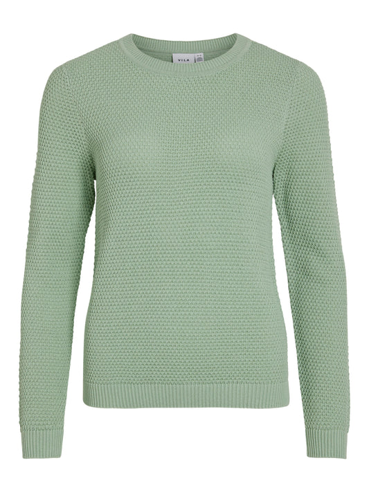 VIDALO O-NECK L/S KNIT TOP- NOOS