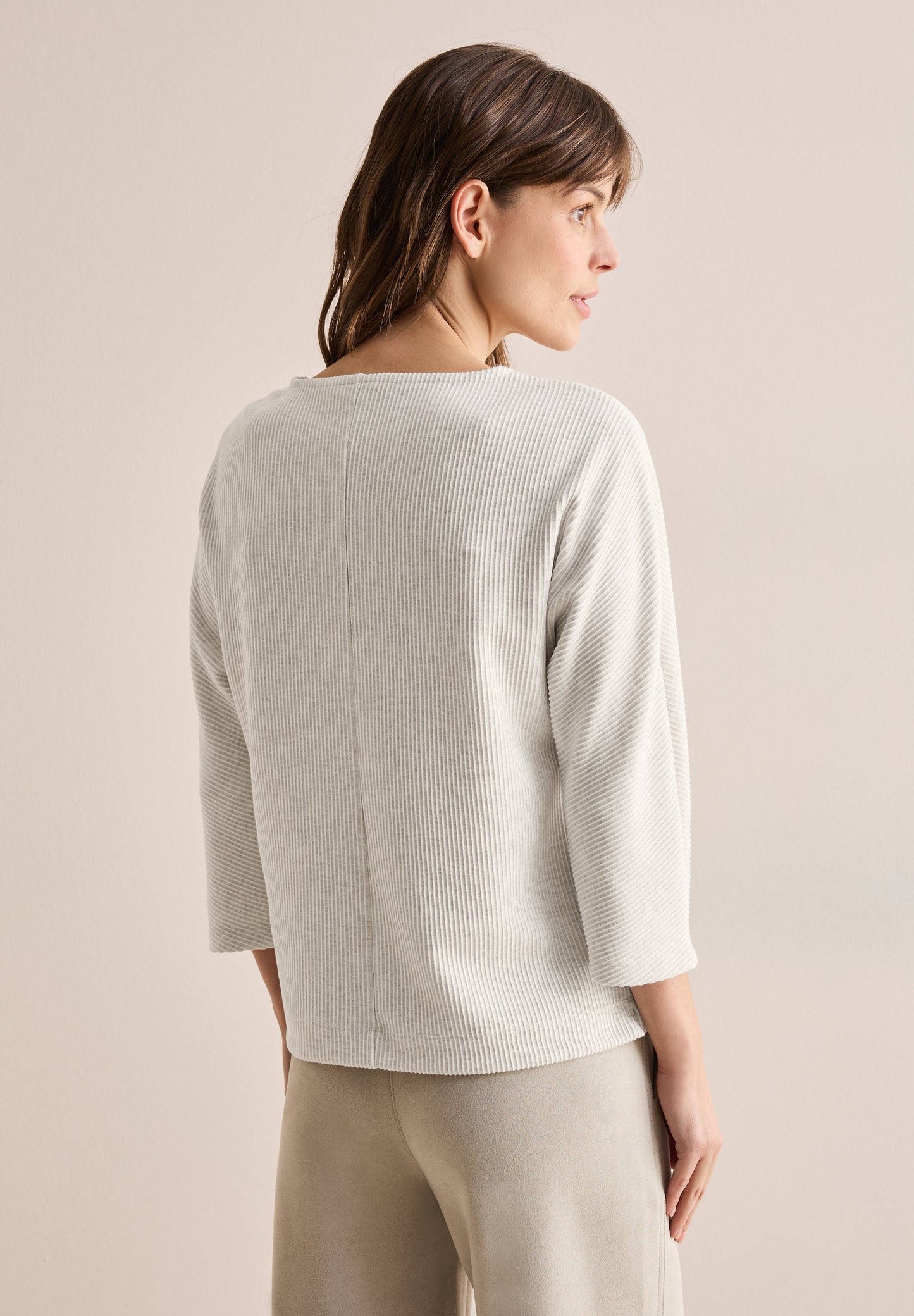 Kurzes Melange Shirt