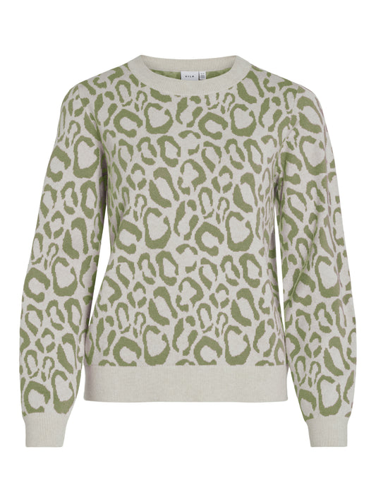 VIRIL L/S JACQUARD KNIT TOP/1