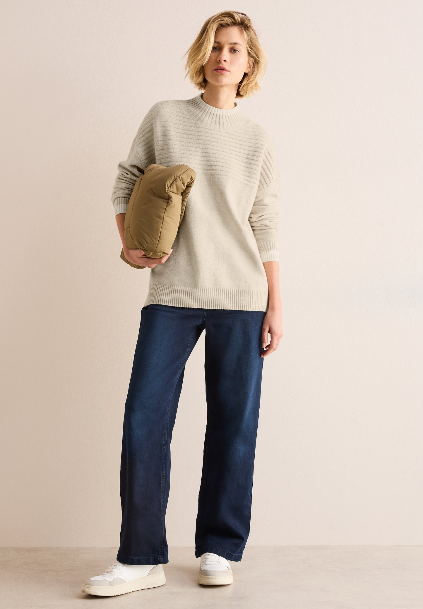 Strukturmix Pullover