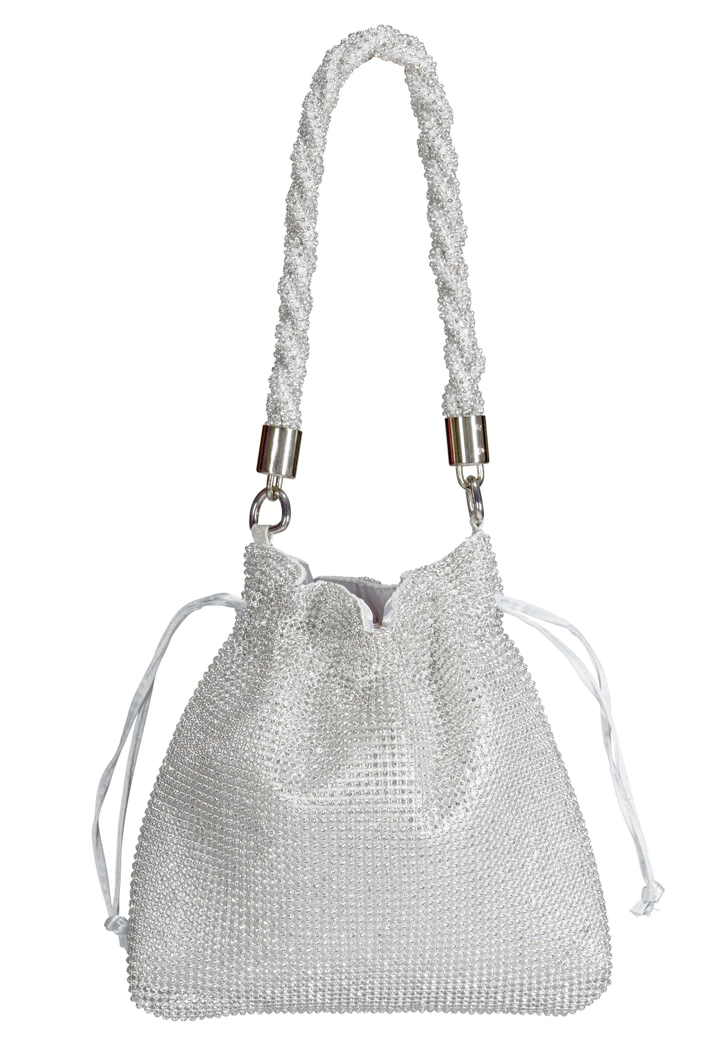 Abendtasche aus Strassgewebe