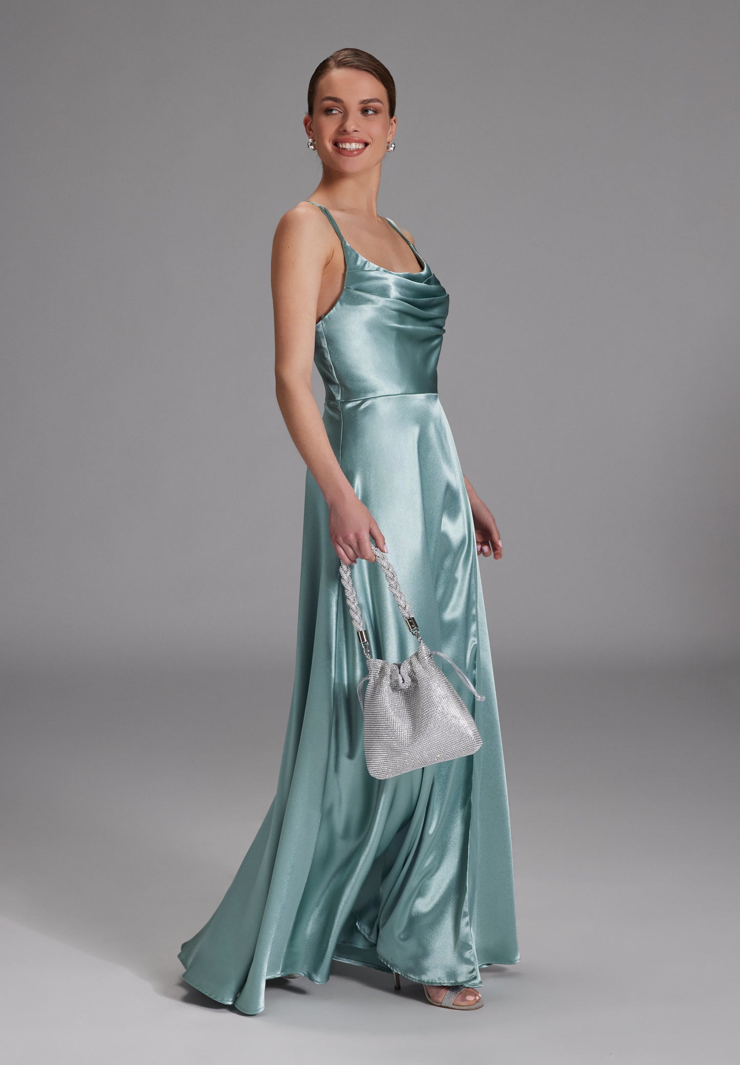 Abendtasche aus Strassgewebe