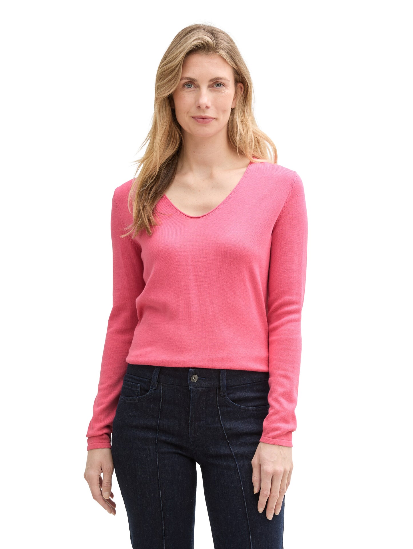 Pullover mit V-Ausschnitt