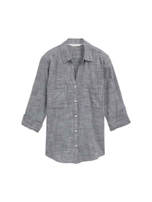 Bluse mit Brusttaschen