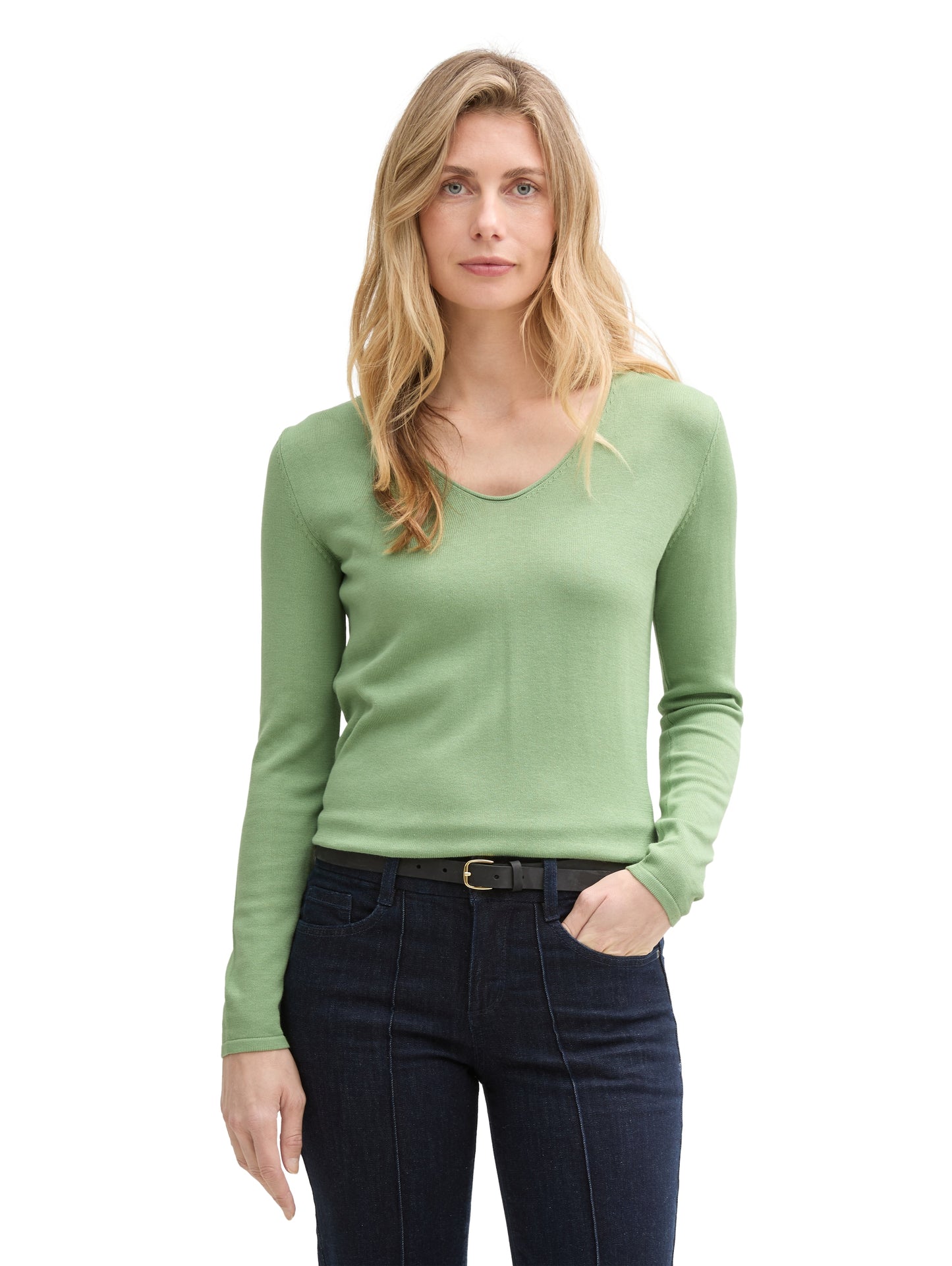 Pullover mit V-Ausschnitt