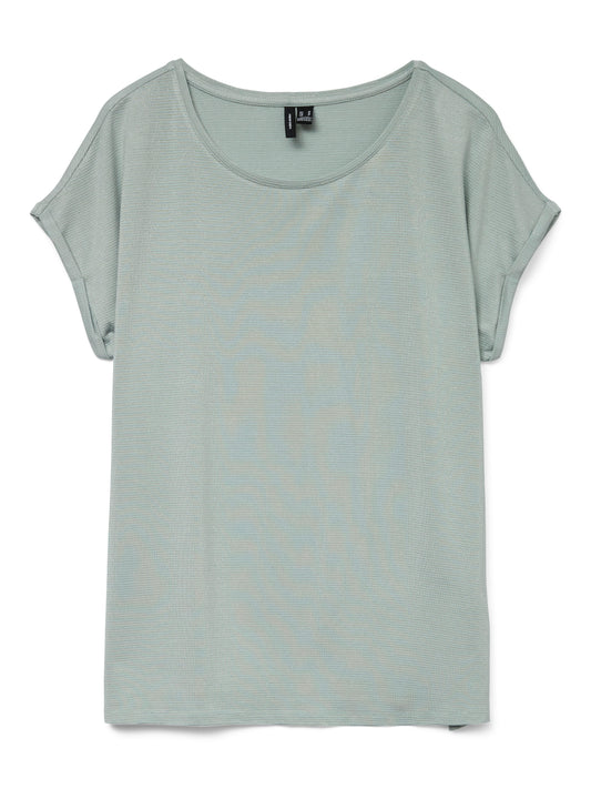 VMLAVA GLITTER SS TOP STRIPE GA JRS NOOS