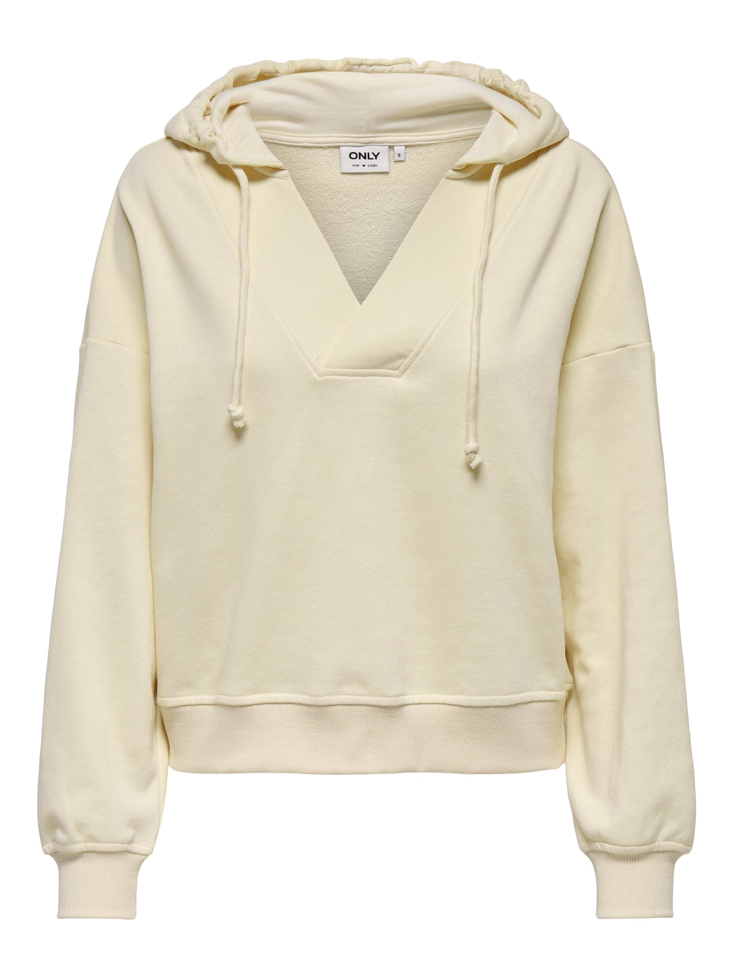 ONLSUKI L/S V-NECK HOOD UB SWT