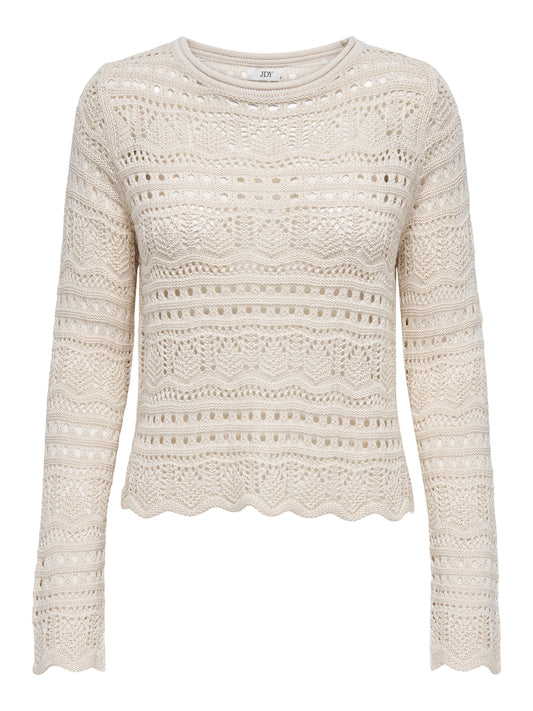 JDYSUN LAY L/S BOATNECK PULLOV. KNT NOOS