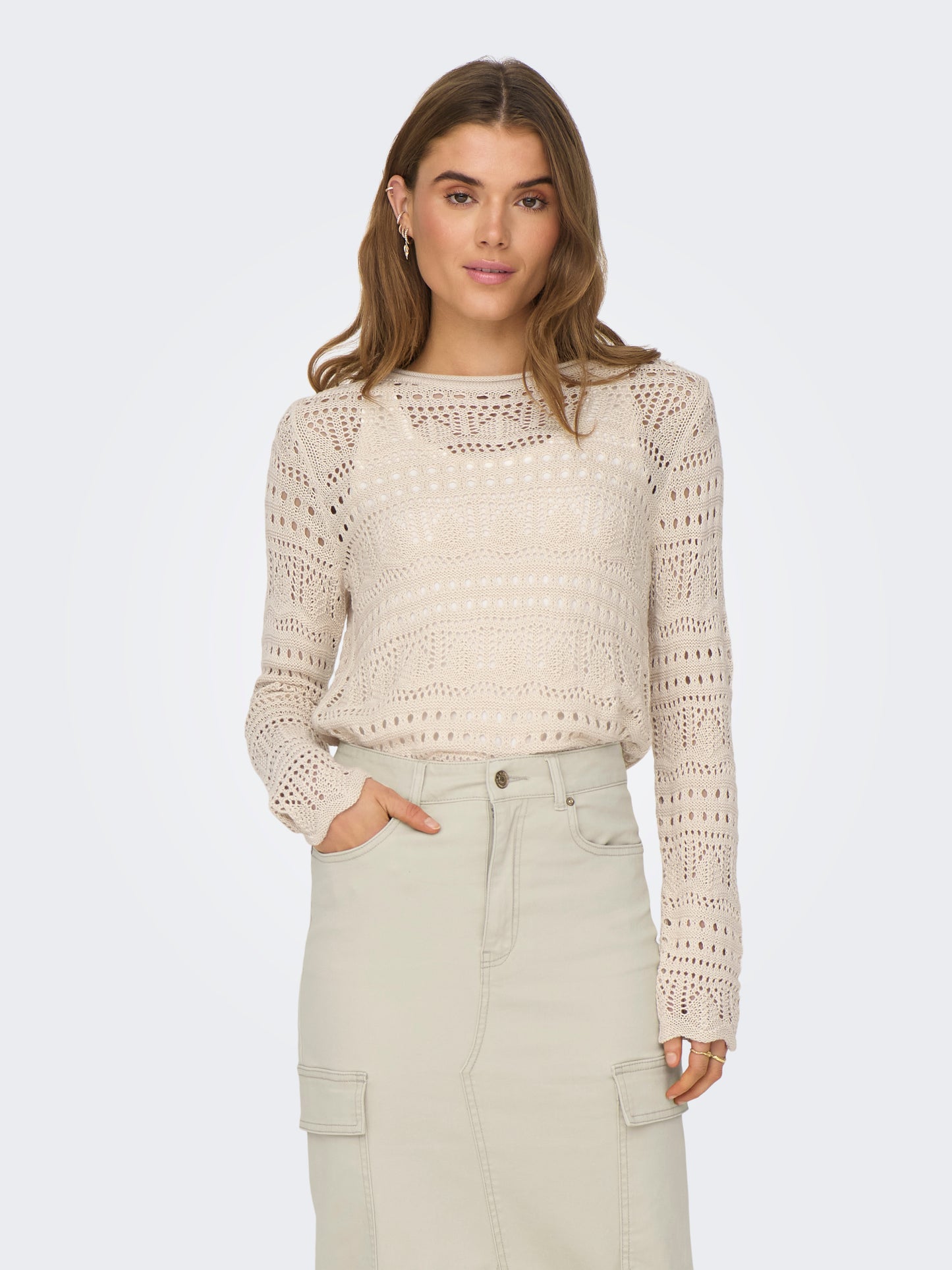 JDYSUN LAY L/S BOATNECK PULLOV. KNT NOOS
