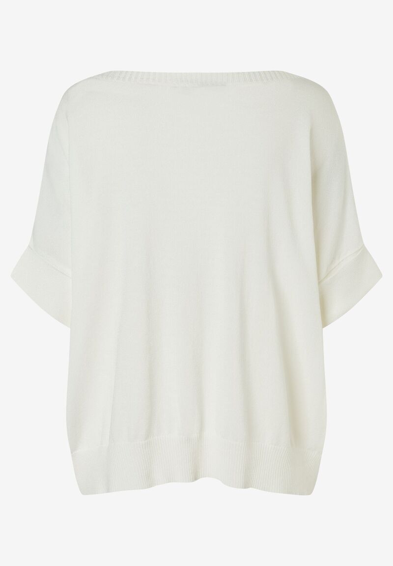 weiter Pullover  ecru  Frühjahrs-Kollektion