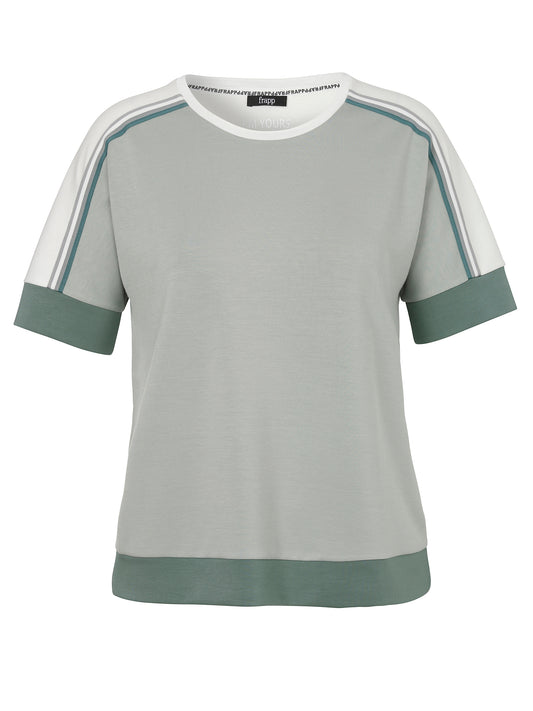Sweatshirt Rundhals 1/2 Arm colour blocking