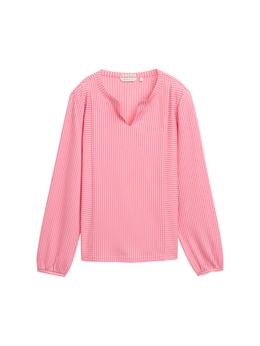 Bluse mit Streifenmuster