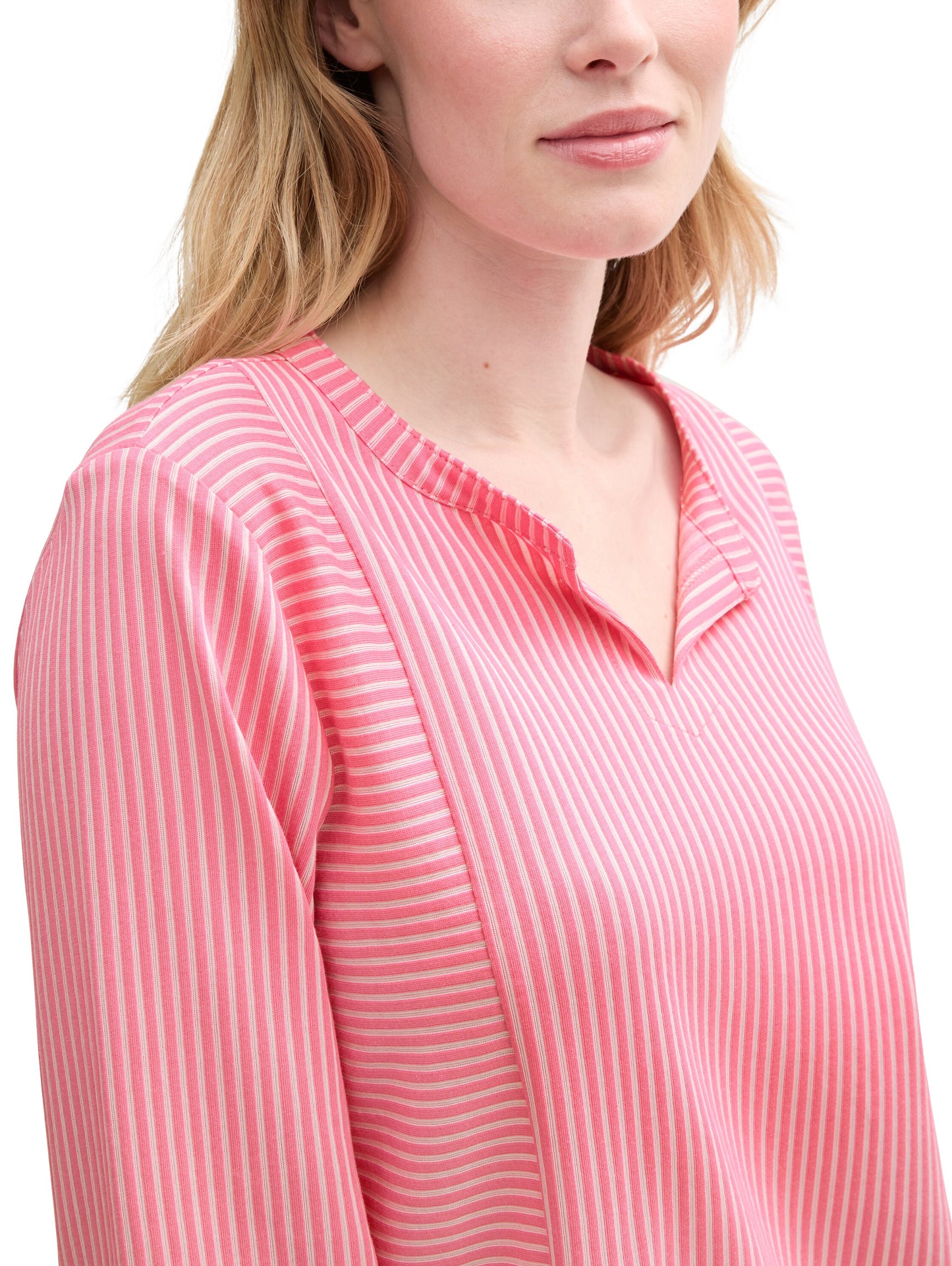 Bluse mit Streifenmuster