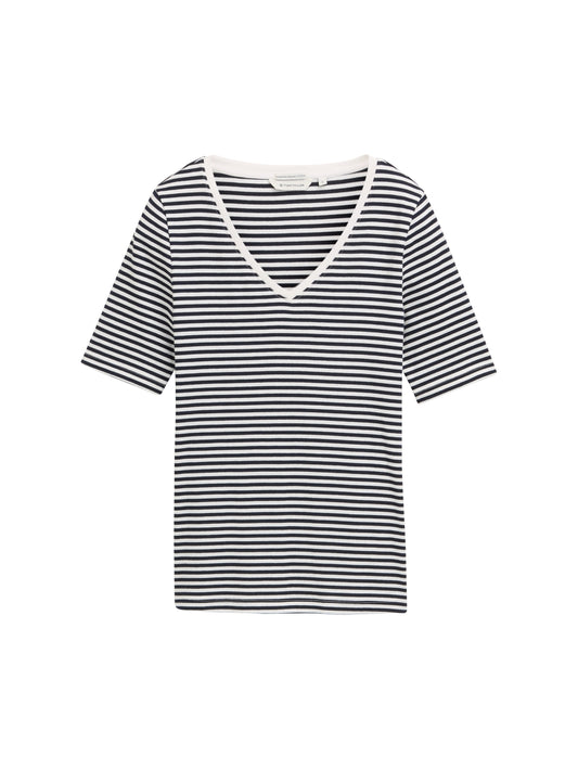 T-Shirt mit V-Ausschnitt