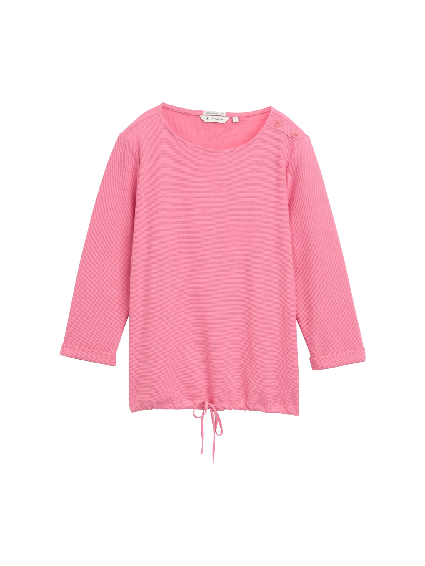 Langarmshirt mit Knopf-Details