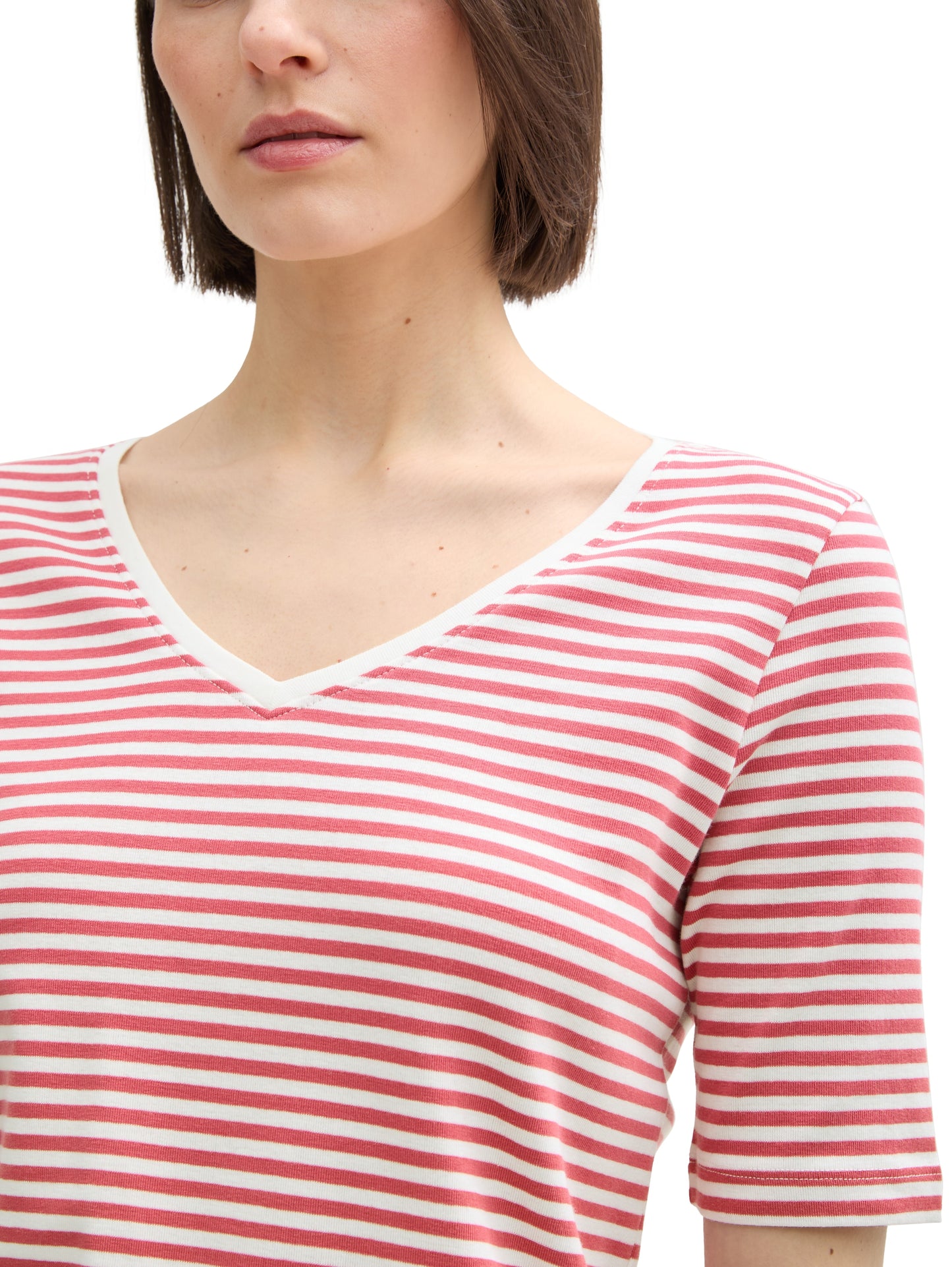 T-Shirt mit V-Ausschnitt