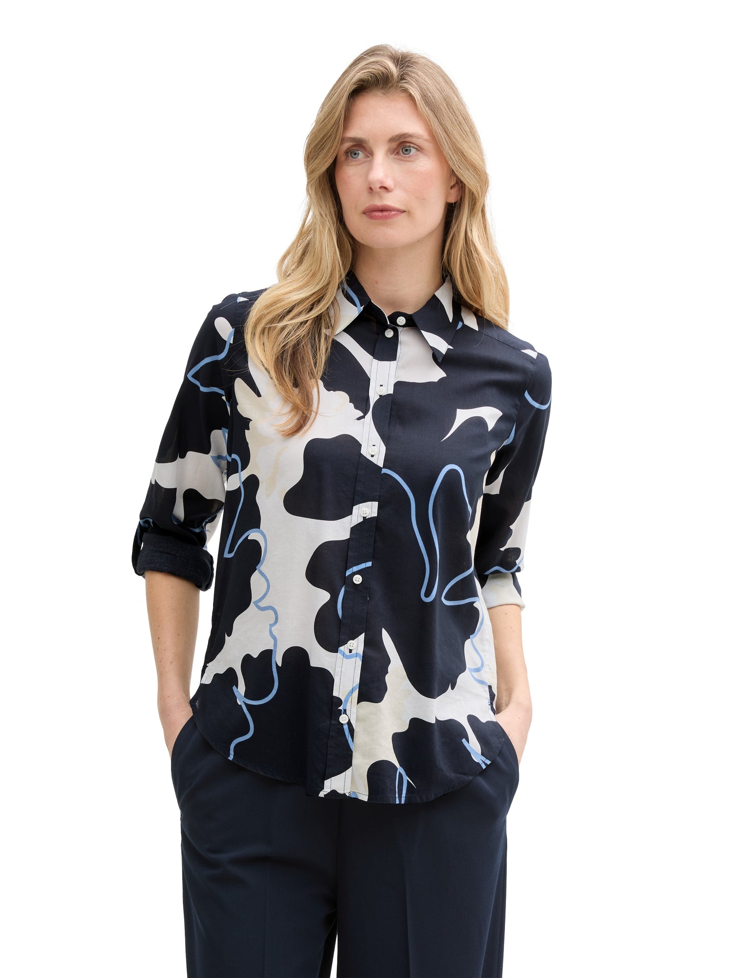 Bluse mit Muster