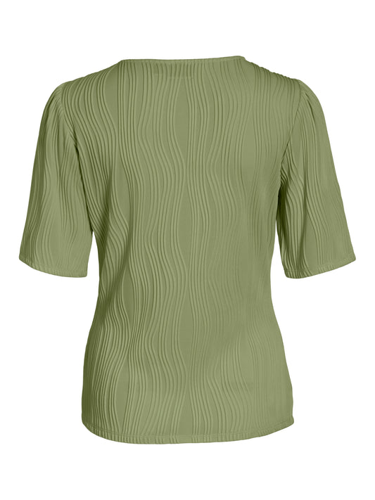 VINIRA O-NECK PUFF 2/4 TOP/R