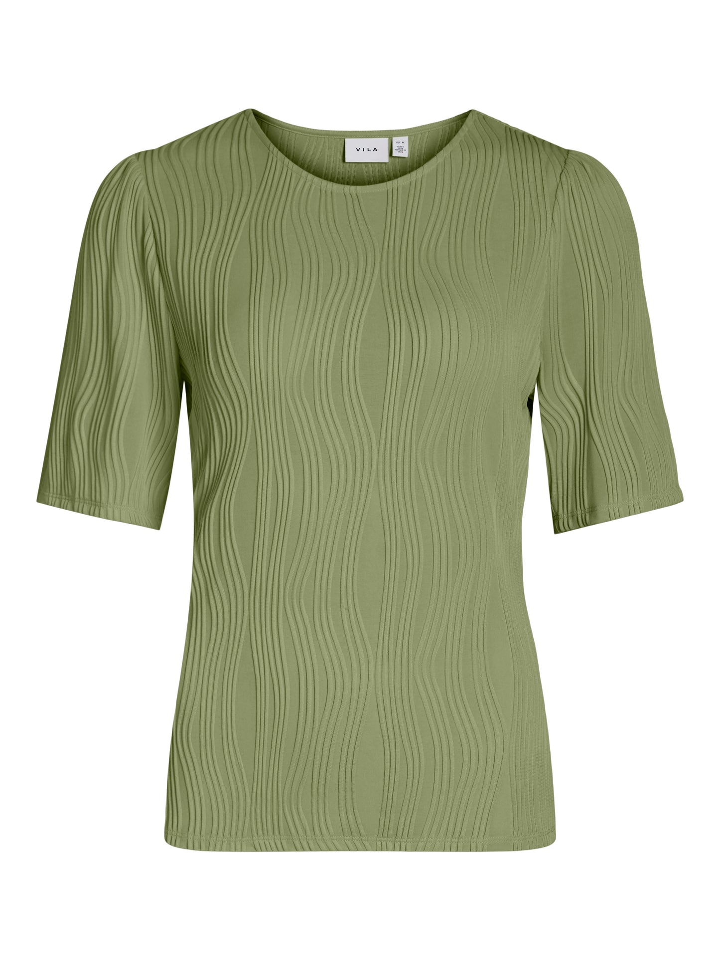 VINIRA O-NECK PUFF 2/4 TOP/R