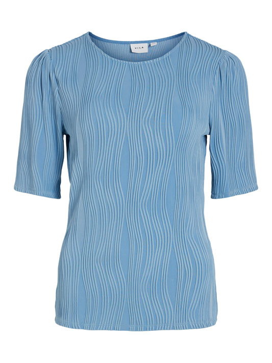 VINIRA O-NECK PUFF 2/4 TOP/R