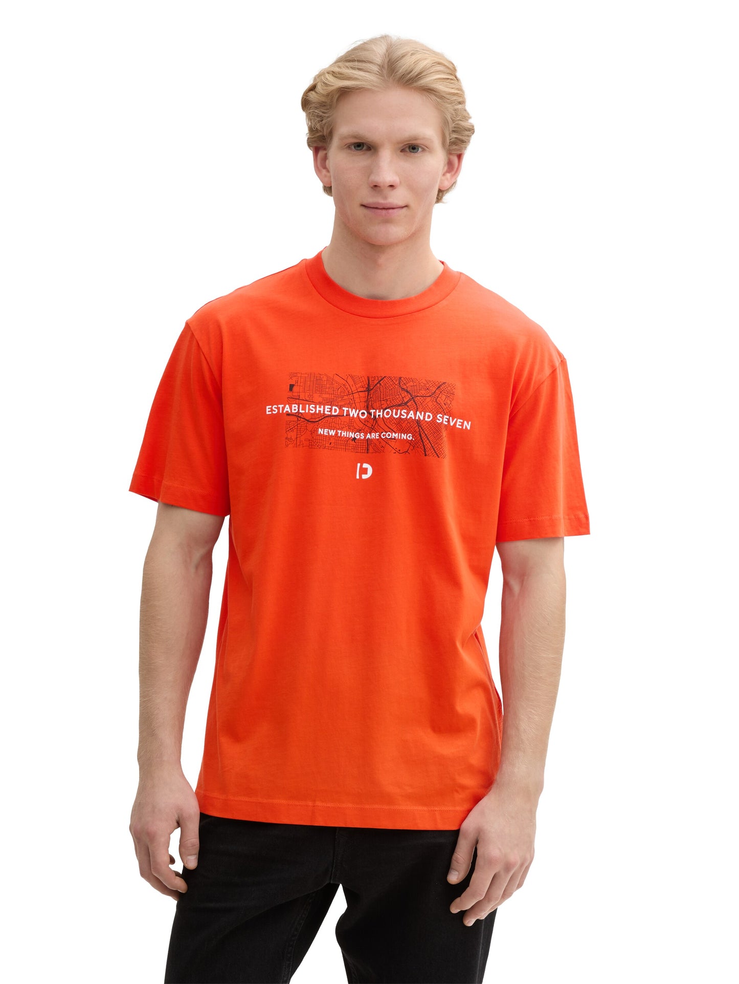 Relaxed Fit T-Shirt mit Rücken-Print