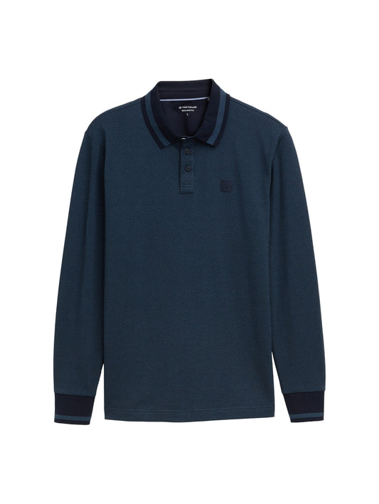 Langarmshirt Polohemd