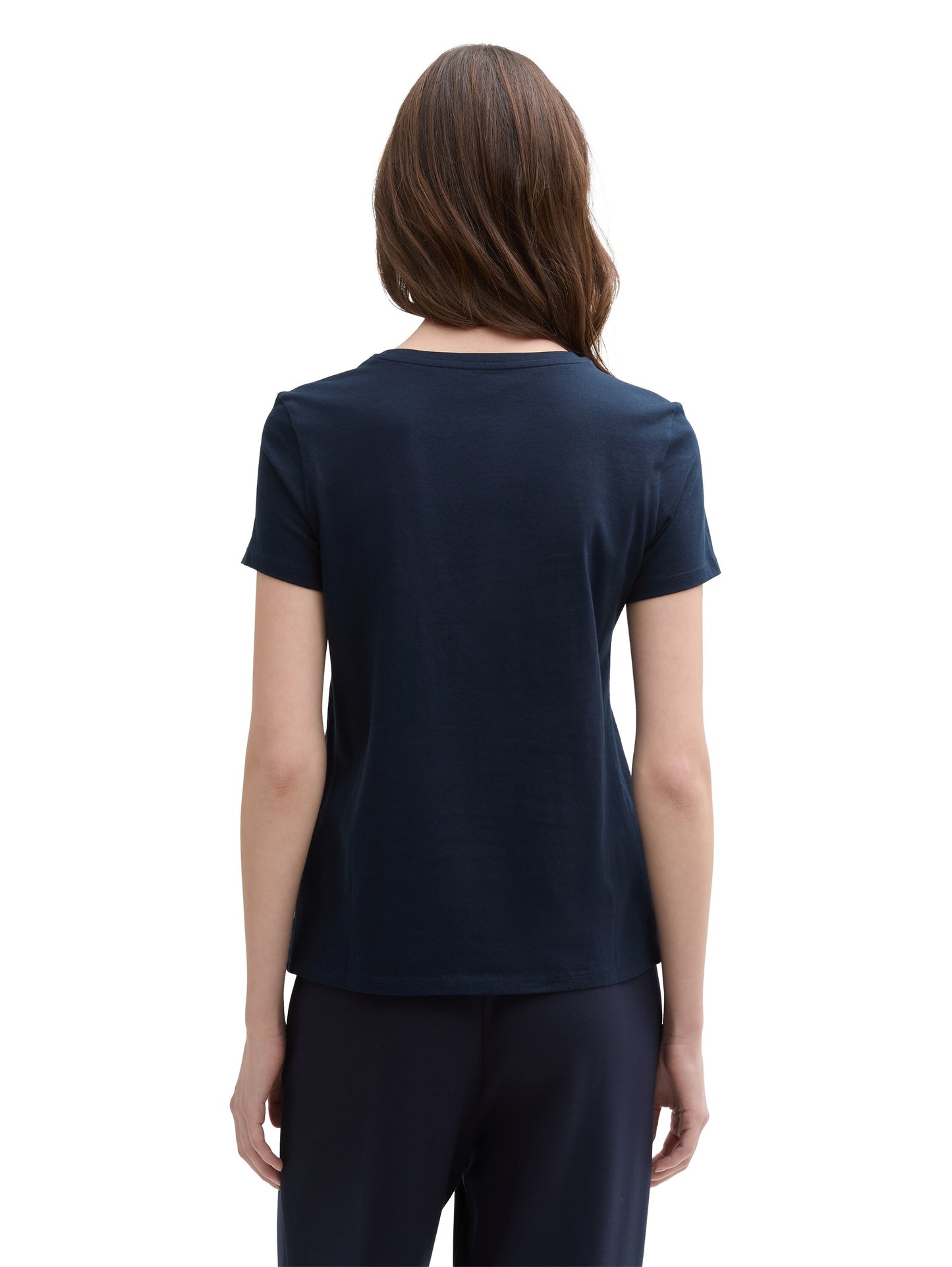 Basic T-Shirt mit Print