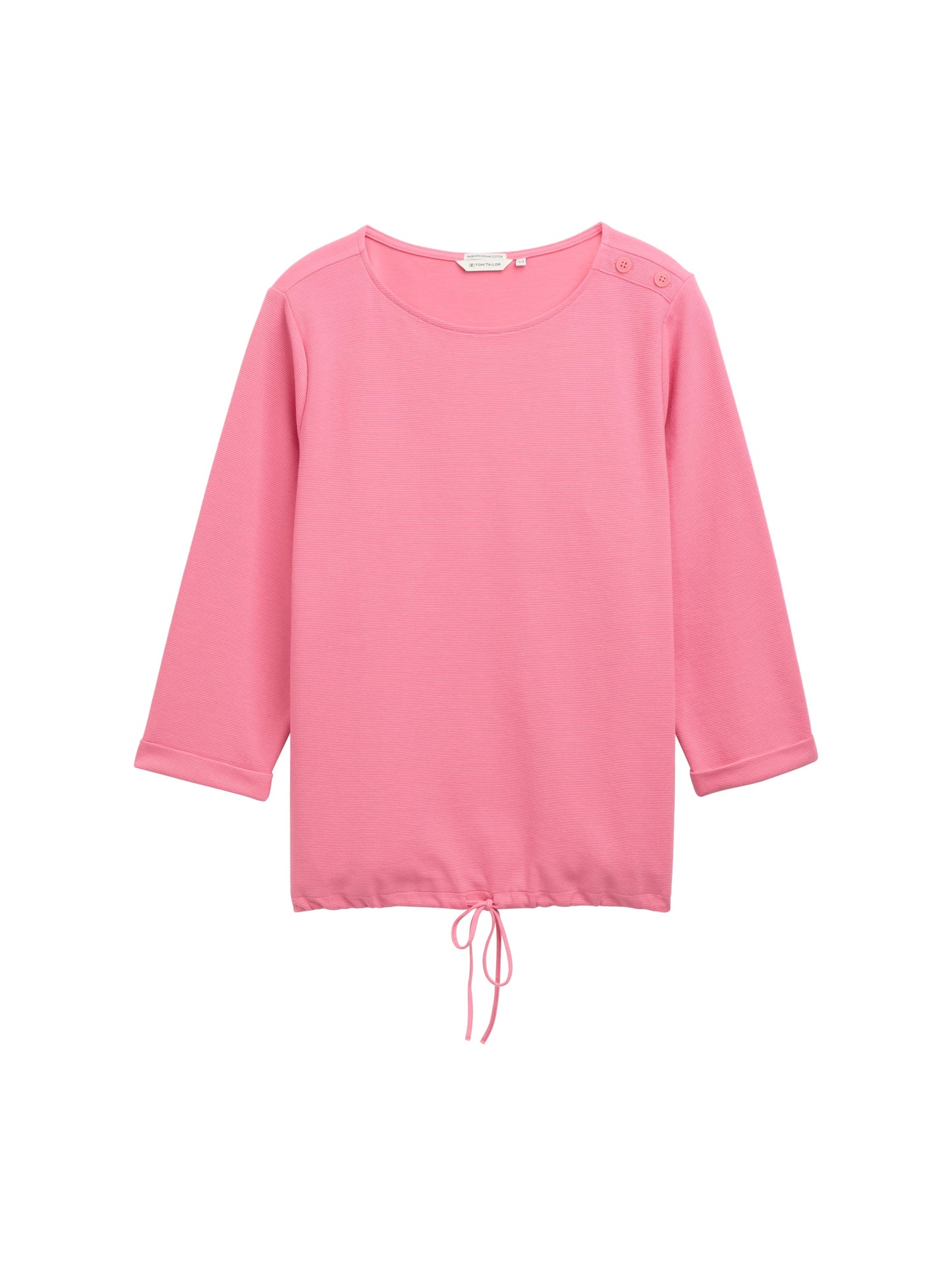 Plus Size - Langarmshirt mit Knopf-Details