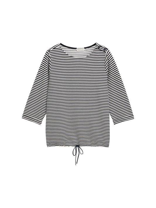 Plus Size - Langarmshirt mit Knopf-Details