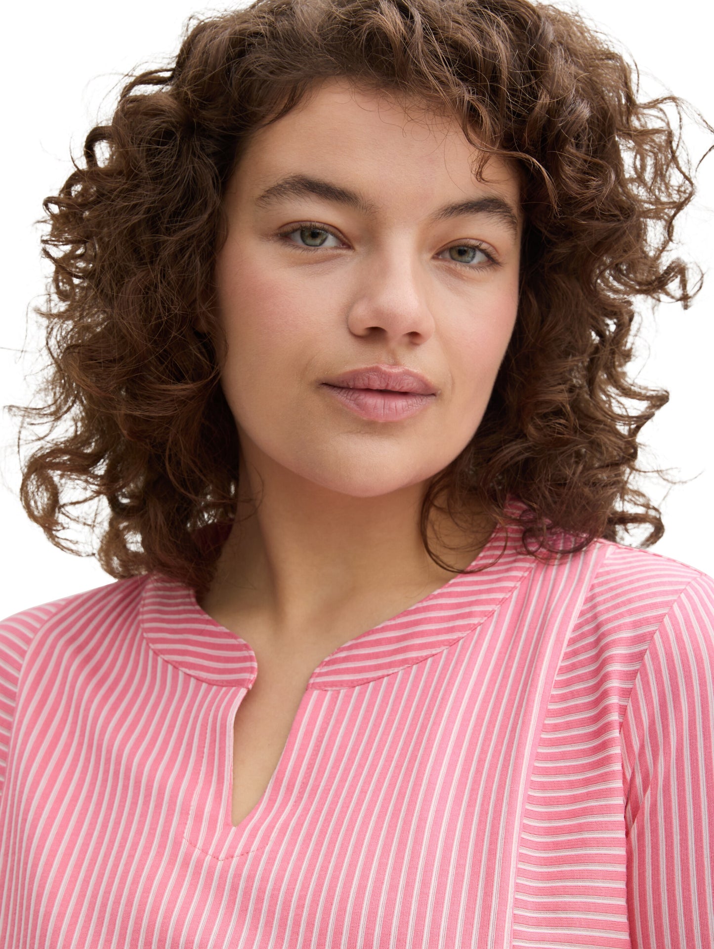 Plus Size - Blusenshirt mit Bio-Baumwolle