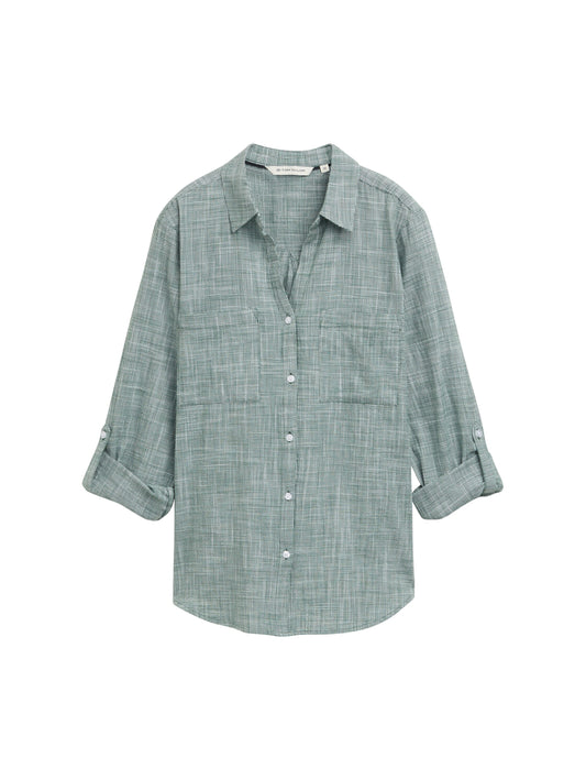 Bluse mit Brusttaschen