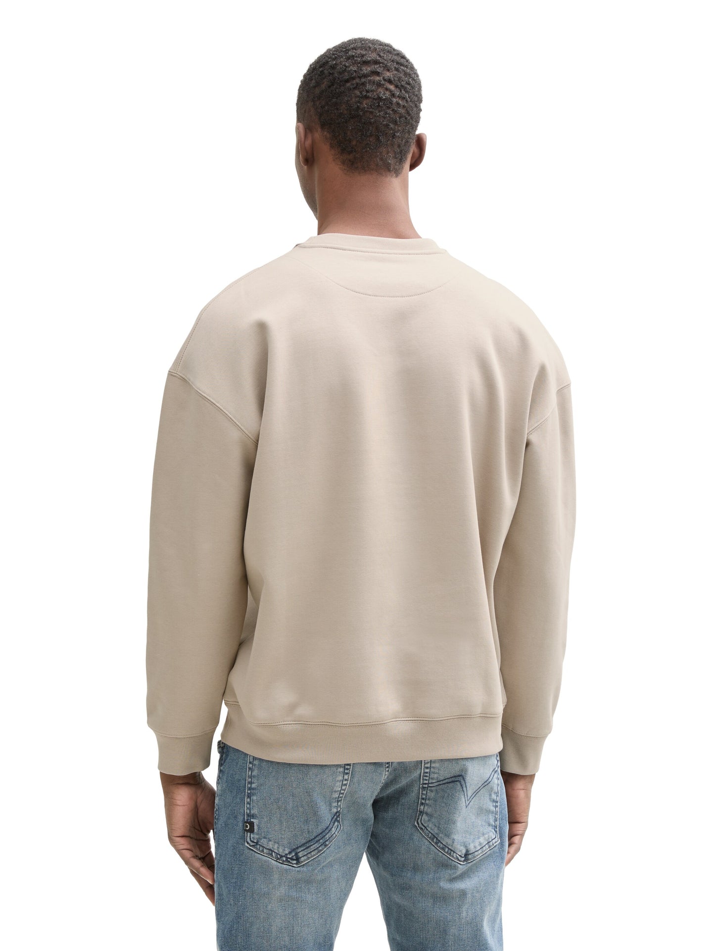 Relaxed Sweatshirt mit Logo Print