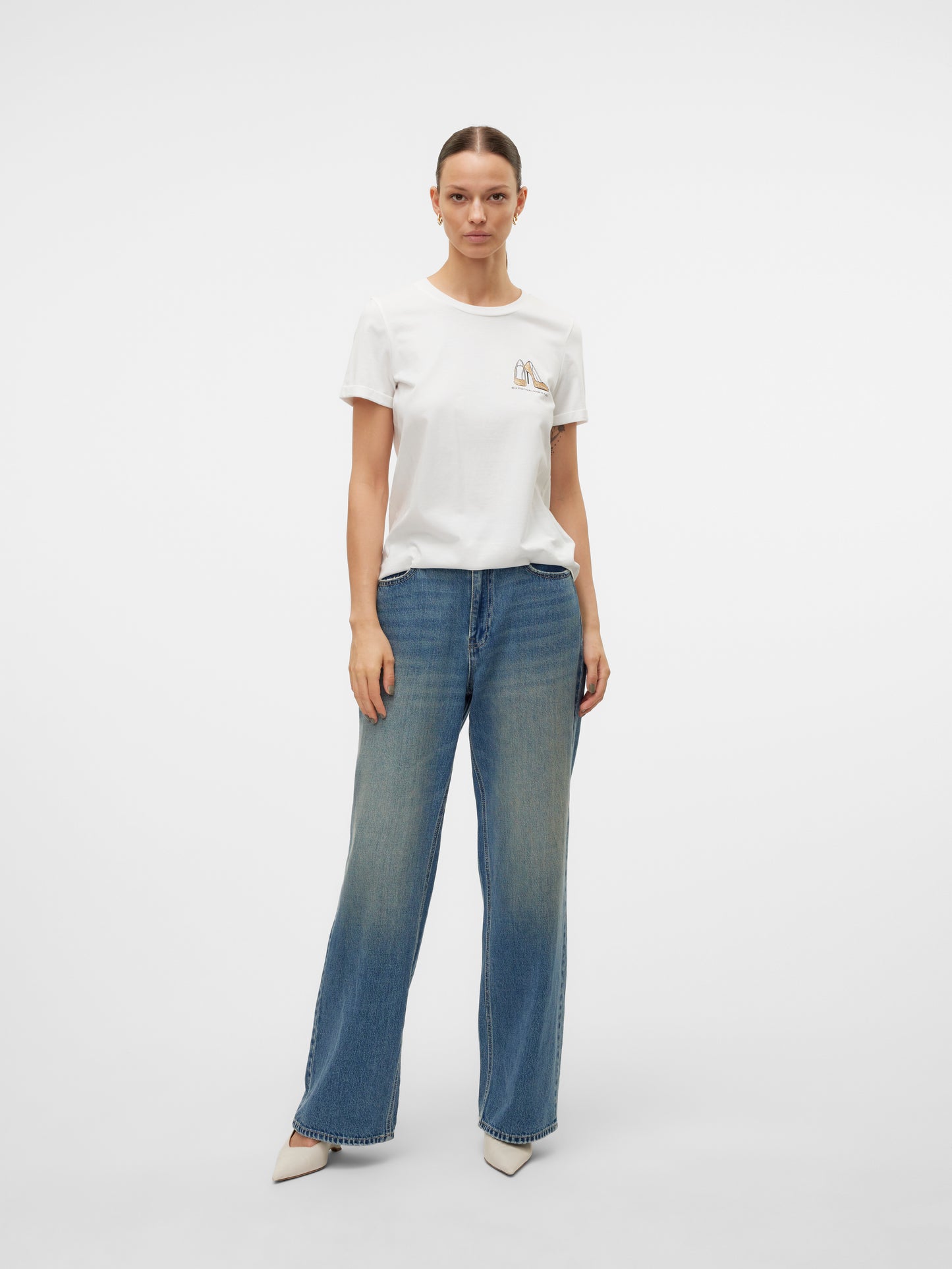 VMVILLA S/S O-NECK T-SHIRT JRS BTQ GA