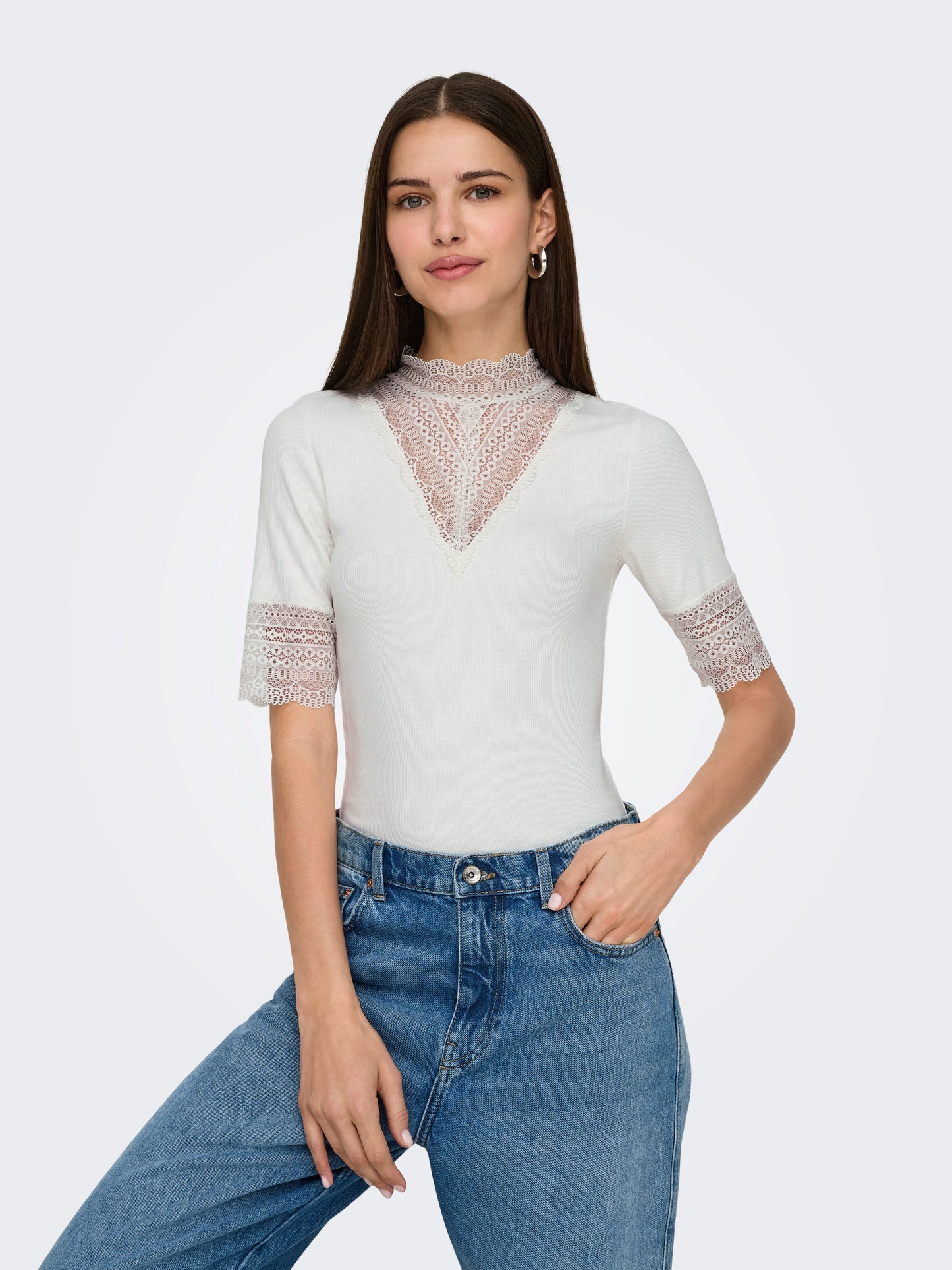 ONLTILDE HIGHNECK S/S TOP JRS NOOS