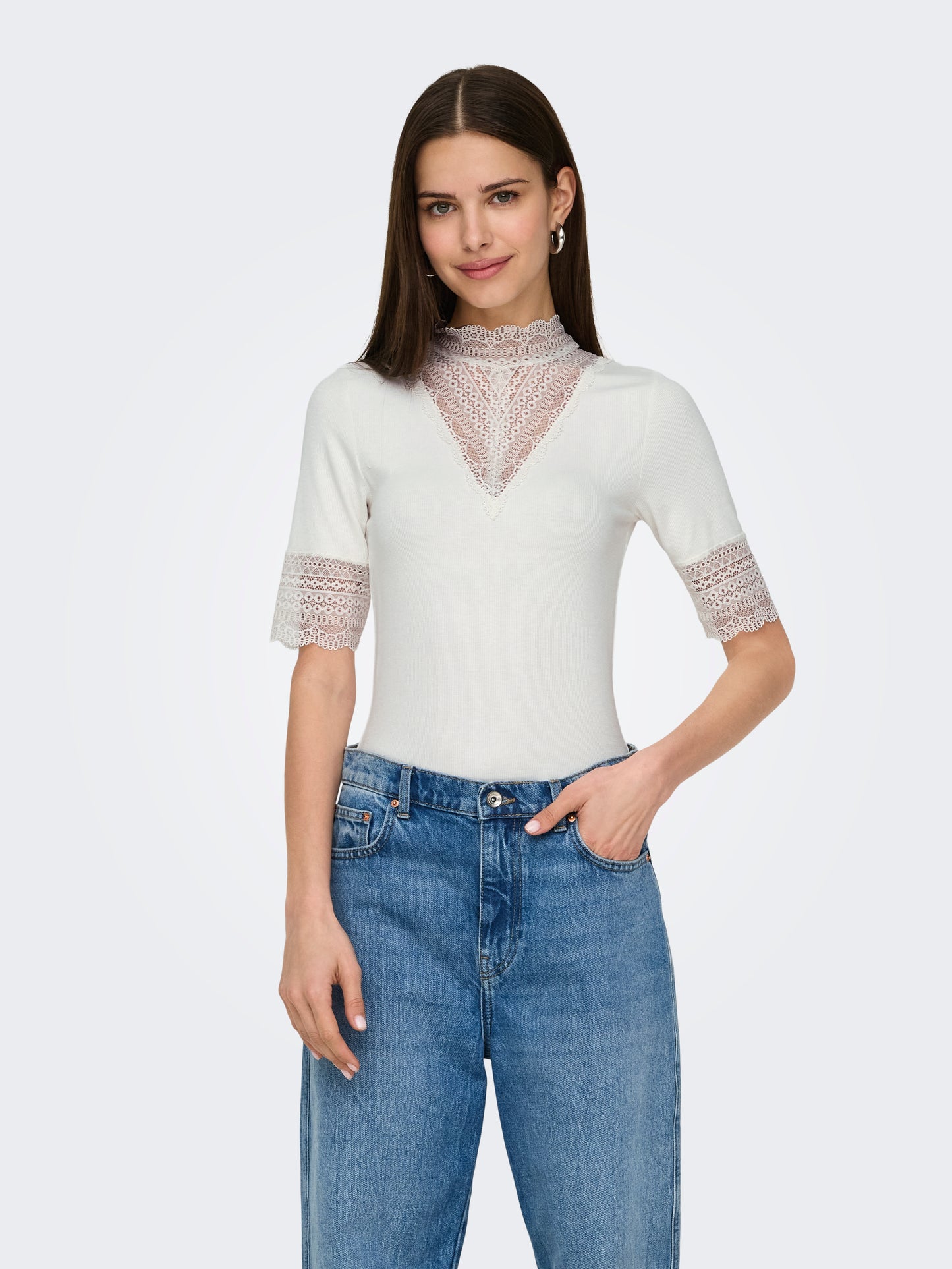 ONLTILDE HIGHNECK S/S TOP JRS NOOS