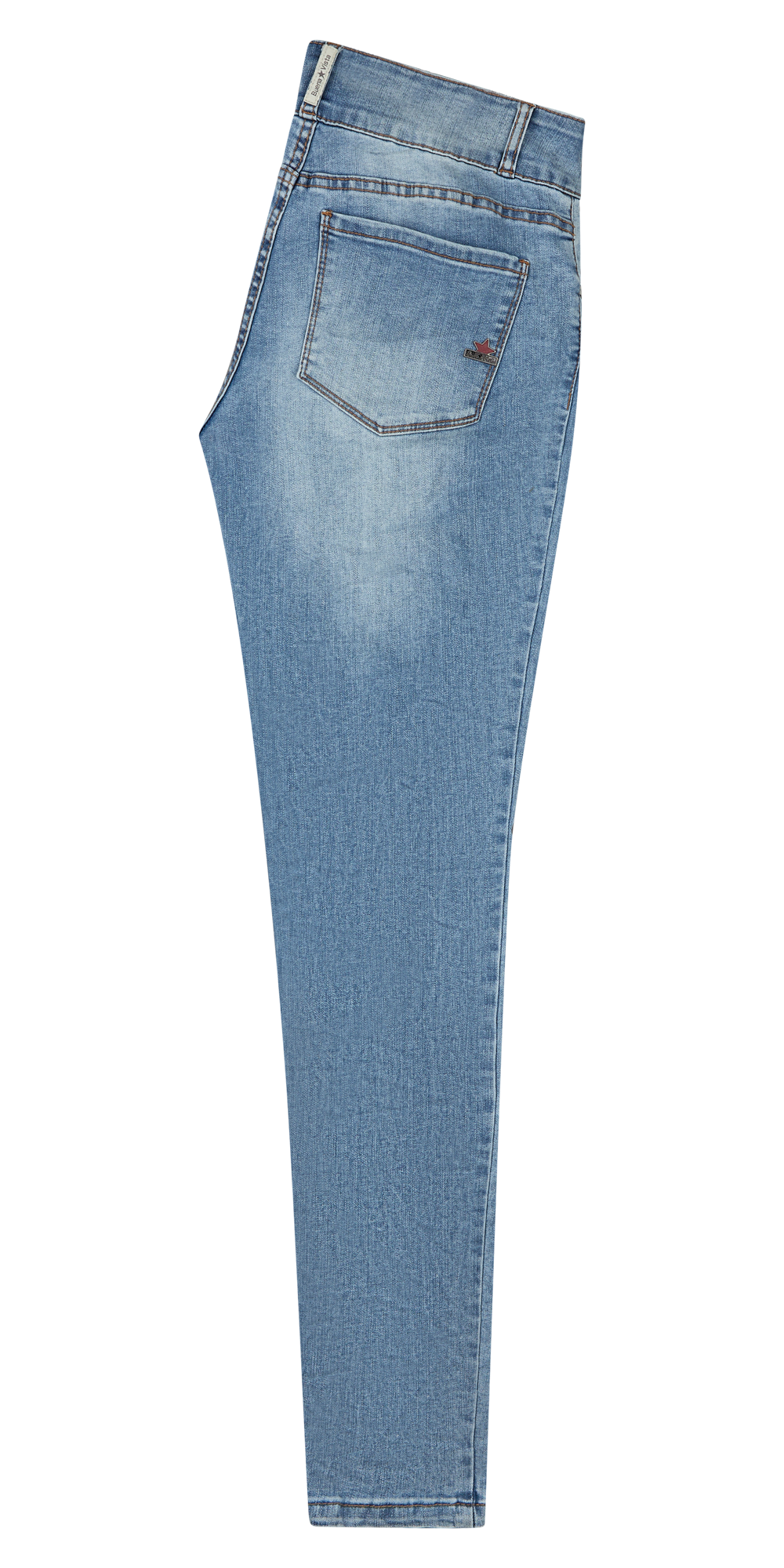 Tummyless stretch denim, midstone
