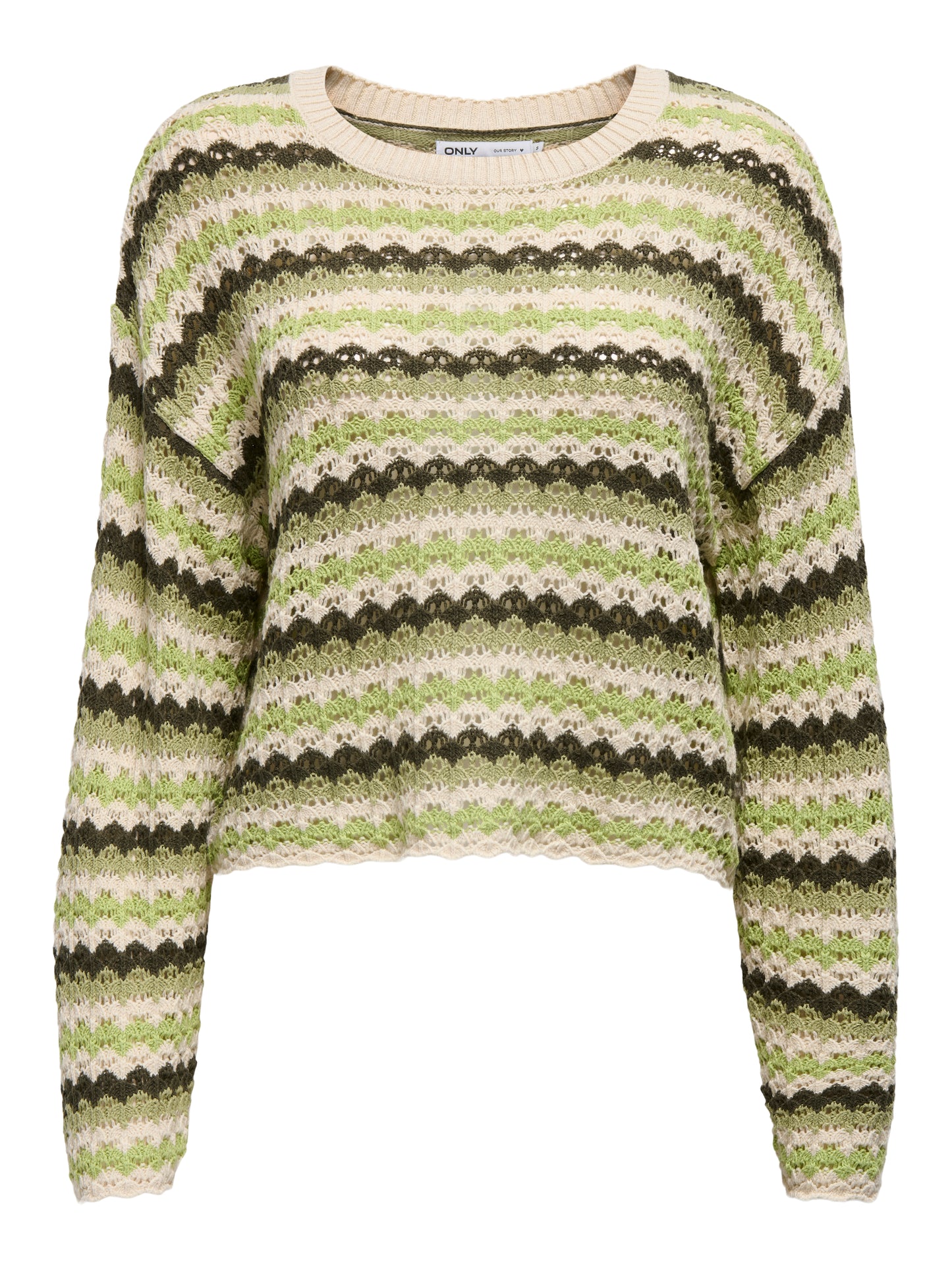 ONLASA LS SHORT O-NECK CC KNT