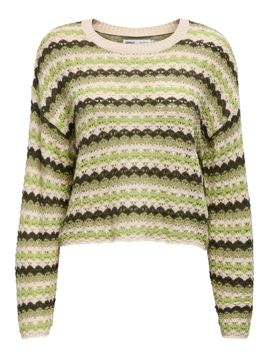 ONLASA LS SHORT O-NECK CC KNT