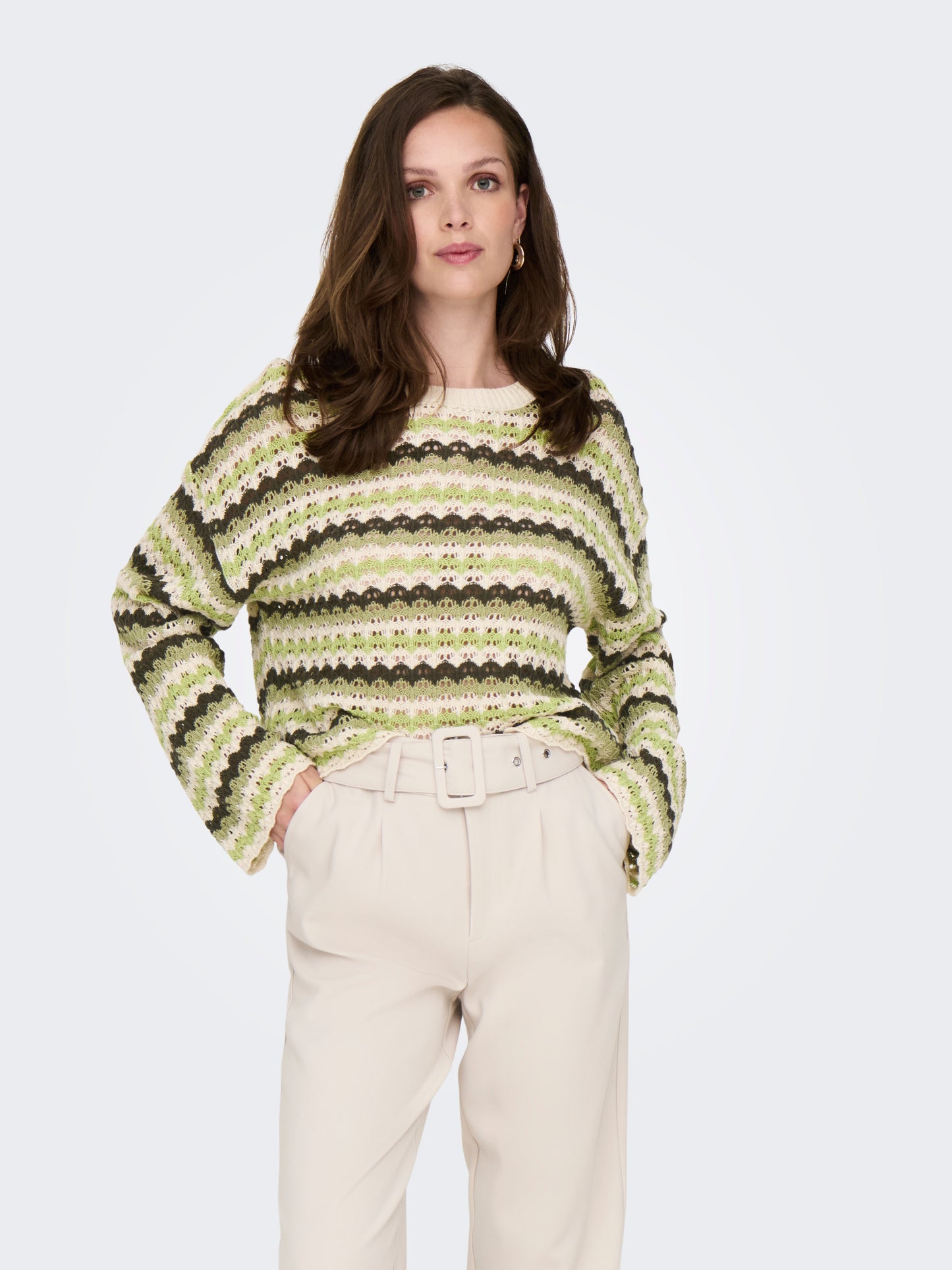 ONLASA LS SHORT O-NECK CC KNT