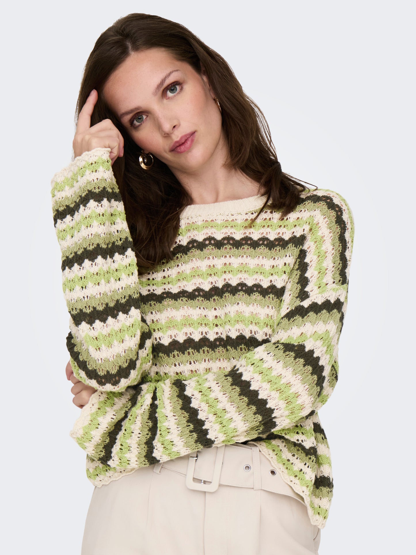 ONLASA LS SHORT O-NECK CC KNT
