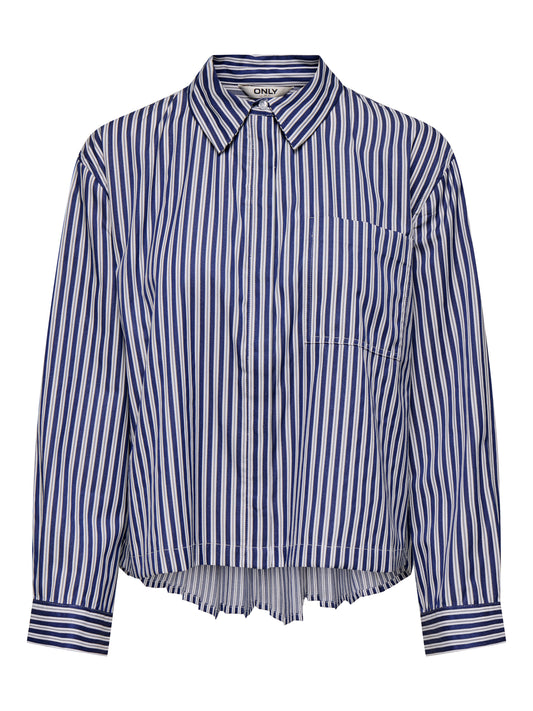 ONLWALLY LS PLISSE SHIRT WVN