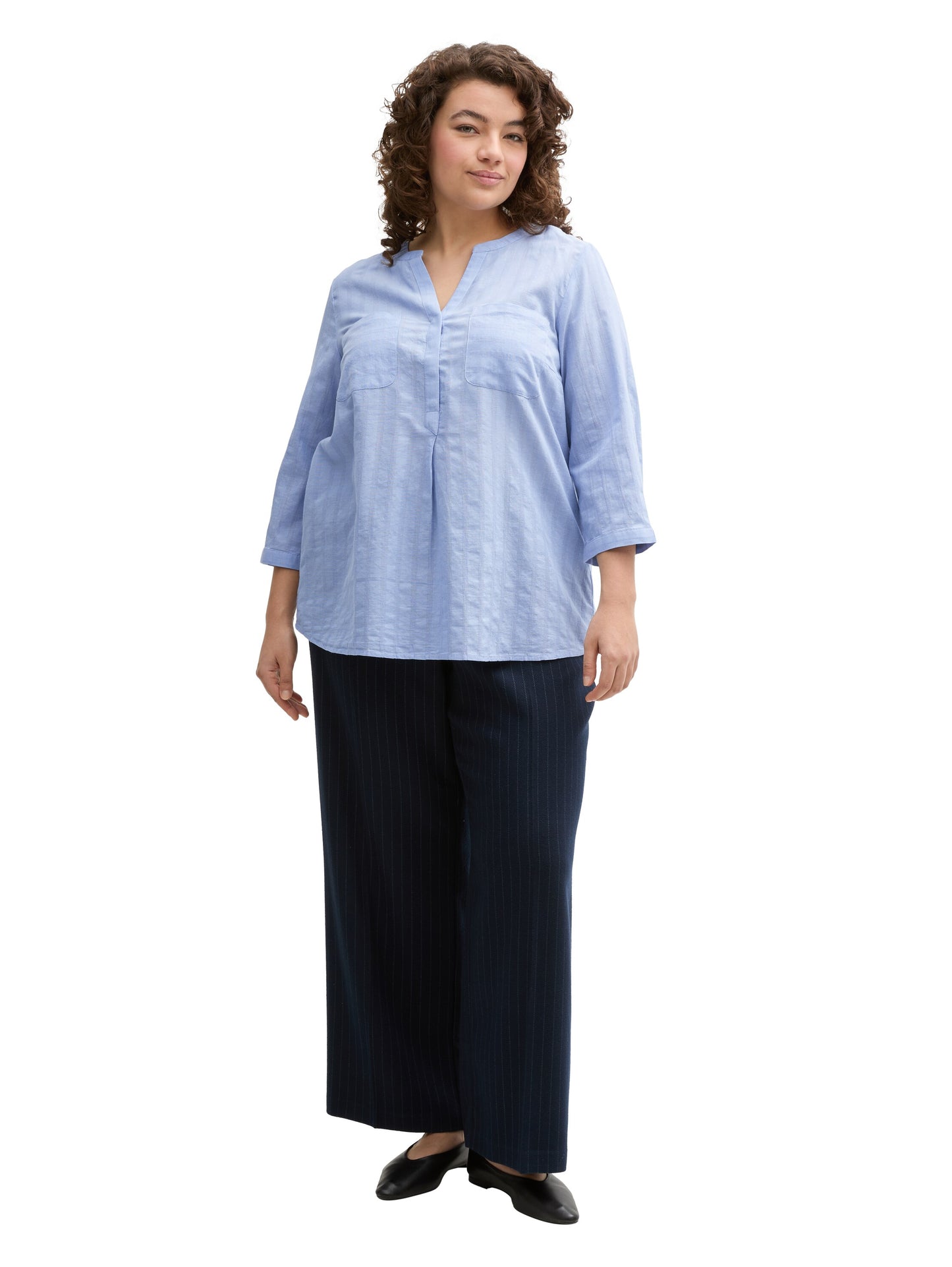 Plus Size - Bluse mit Brusttaschen