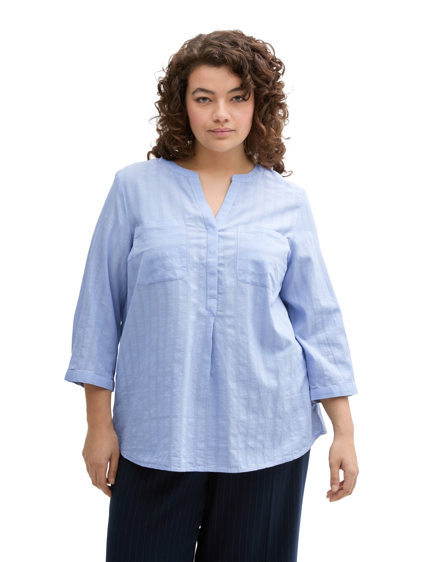 Plus Size - Bluse mit Brusttaschen