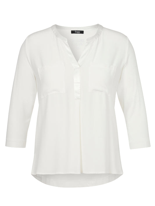Bluse V-Ausschnitt 3/4 Arm