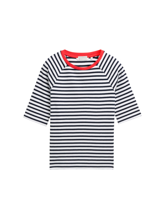 T-Shirt mit Streifenmuster