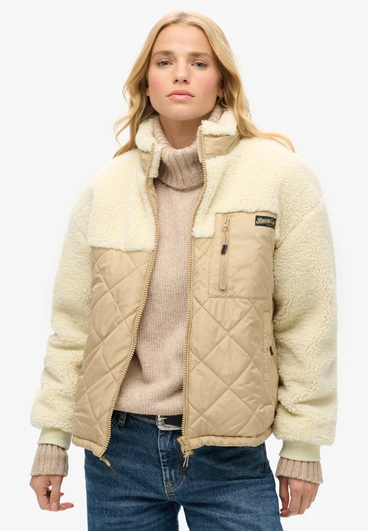 Workwear Hybridjacke aus Fleece