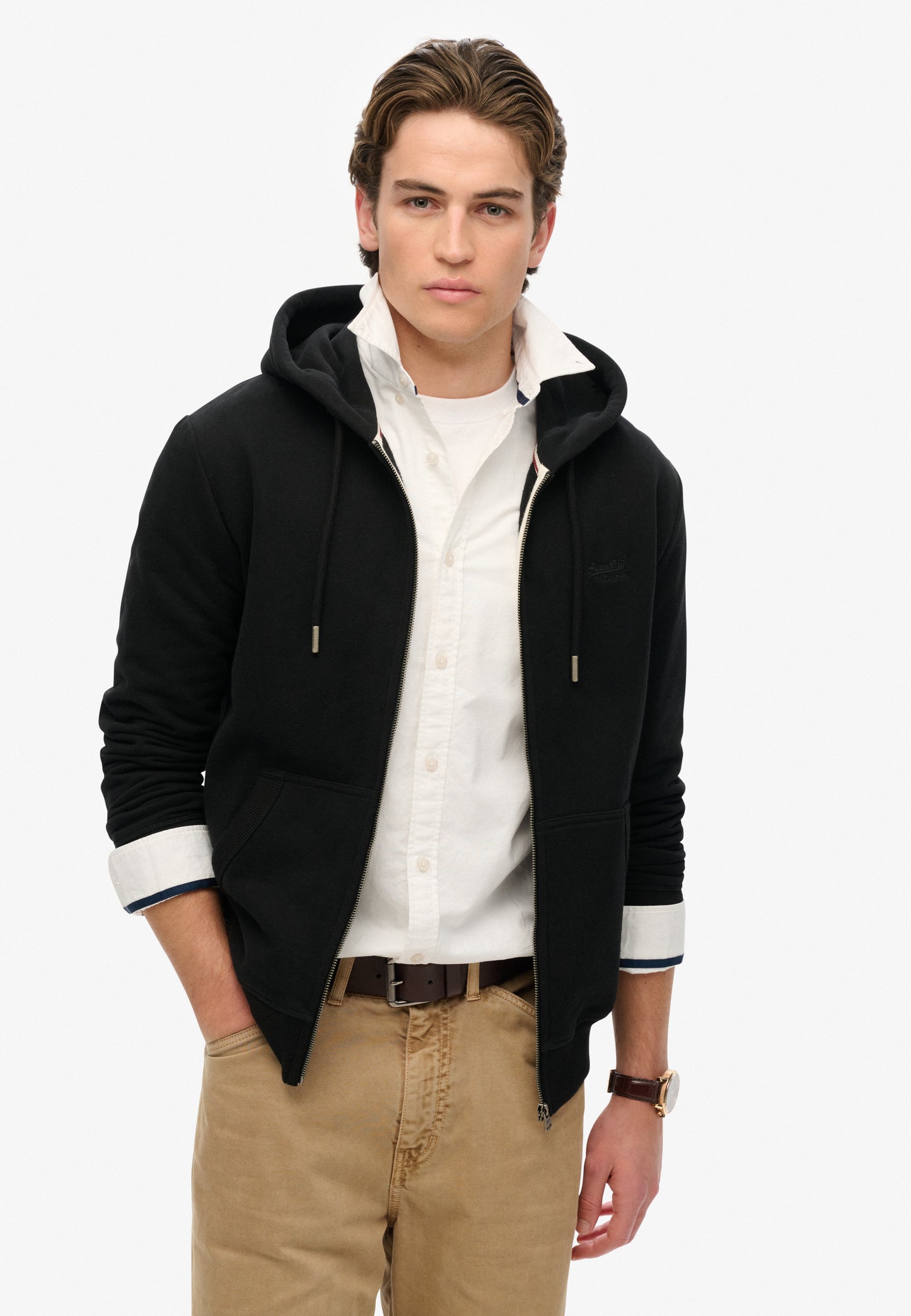Essential Kapuzenjacke mit Logo