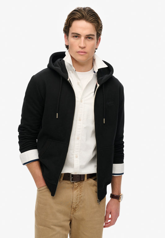Essential Kapuzenjacke mit Logo