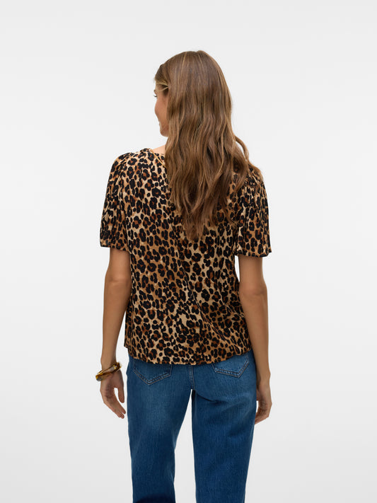 VMALBA SS V-NECK SHIRT WVN GA