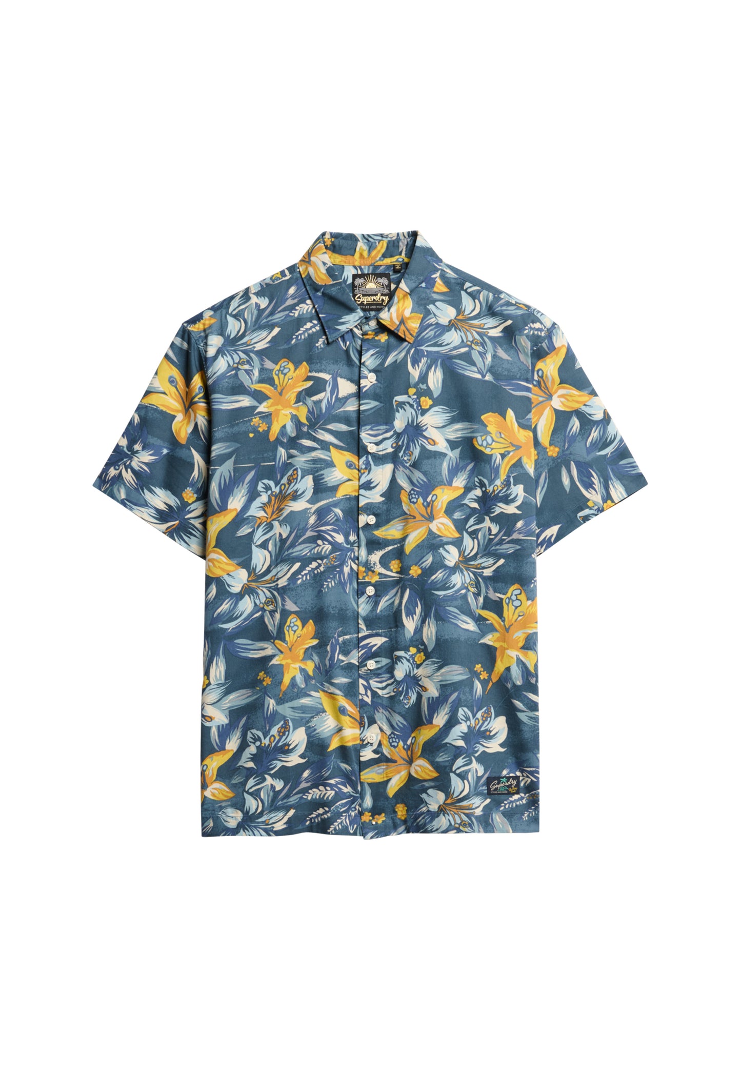 Hemd mit Hawaii-Print